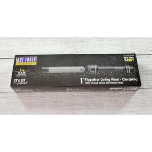 HOT TOOLS Professional Ceramic 1” Flipperless Curling Iron/Wand